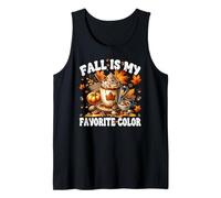Maple Pecan Coffee Mug Graphic Fall is My Favorite Color Débardeur
