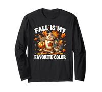 Maple Pecan Coffee Mug Graphic Fall is My Favorite Color Manche Longue
