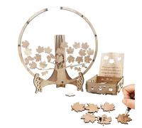 Maple Tree Livre d'or - Album de mémoire de mariage, registre d'invités, répertoire de fête, Keepsake | Livre d'invité élégant, signe créatif dans le livre, plaque d'événement personnalisée pour le