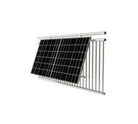 MAPLES Kit de supports pour kit photovoltaïque de balcon, pour tous les panneaux solaires, en alliage d'aluminium, pour panneaux solaires, pour garde-corps et balcon, angle réglable 0° ou 15-30°