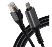 Maplin Câble Ethernet USB-C vers RJ45 Cat 8 - 40 Gbit/s, 2000 MHz - Plug & Play - Câble LAN blindé compatible avec Cat7/Cat6a/Cat6/Cat5e 5 m