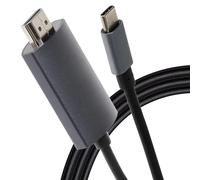 Maplin Câble USB-C vers HDMI de 5 m, 4K @ 60 Hz Ultra HD, compatible avec MacBook Pro/Air, iPad Pro, Dell XPS, Surface Book 2, Samsung Galaxy, Huawei, Chromebook Pixel et plus encore