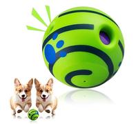 Mapneng Balle à rire pour chiens, balles amusantes pour chien, jouets indestructibles pour chien, jouet interactif pour soulager l'anxiété et l'ennui de 8,9 cm