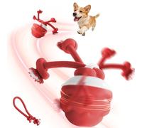 Mapneng Balle interactive pour chien - Balle à mouvement automatique avec aboiements pour chiens de petite et moyenne taille - Rechargeable - Jouet amusant pour soulager l'anxiété et créer des liens