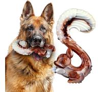 Mapneng Jouets à mâcher indestructibles pour chiens agressifs, jouets à mâcher durables en nylon pour chiens de taille moyenne et grande, pour le brossage des dents et l'ennui (écureuil)