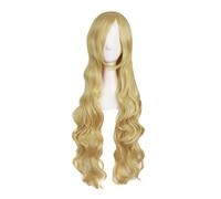 MapofBeauty 80cm/ 31 Pouce Longue Bouclé Femmes Bouclé Perruques (Sombre Blond)