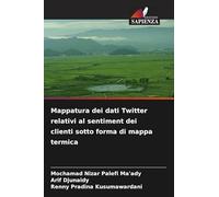 Mappatura dei dati Twitter relativi al sentiment dei clienti sotto forma di mappa termica