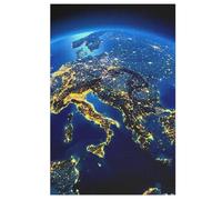 Mappemonde Puzzle en Bois 1000 Pièces, DIY, Divertissement Créatif, Amusement Puzzles pour Adultes Et EnfFourmis À Partir De 12 Ans, 78×53cm