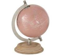 Mappemonde sur Pied Déco "Globe" 20cm Rose & Or Rose G