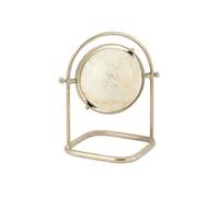 Mappemonde sur Pied en Métal "Design" 30cm Argent