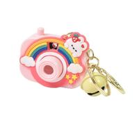 MAPPERZ Porte-clés mignon avec caméra de projection de dessin animé pour sac, voiture, maison... Beaucoup d'images de dessin animé Diaporama avec bouton poussoir Changement d'image Jouet Cadeaux pour