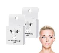Mapping Sourcil Pré Encré, Fil de Mapping Sourcil, Mapping Sourcil Fils Pré Encré pour Microblading, Fil Teinte Microblading, Mapping String Teinte pour le Tatouage Semi-Permanent des Sourcils