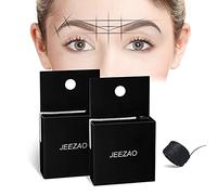 Mapping Sourcil Pré Encré,Fil Teinte Microblading,Mesurer les Sourcils,Outil de Mesurer de Positionnement Pour le Tatouage Semi-permanent des Sourcils