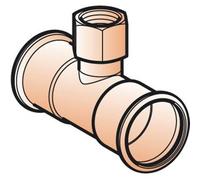 Mapress geberit t piece courant filetage femelle cuivre 22 mm 1/2 22 mm 61357