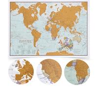 Maps International - Carte de voyage à gratter - 27,9 x 43,2 cm