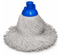 MAQA 1 pc Balai laveur professionnel 240 gr, serpillère de rechange en coton fil coupé 26 cm, serpillière