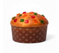 MAQA 10 pcs Moule à Panettone Bas et Haut de 750 g et 1 kg, Pirrottini Panettone en Papier, Moule pour la Cuisson du Panettone Basso/550 GR