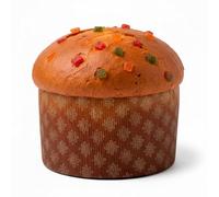 MAQA 10 pcs Moule à Panettone Bas et Haut de 750 g et 1 kg, Pirrottini Panettone en Papier, Moule pour la Cuisson du Panettone Alto/1 KG