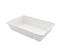 MAQA 40 pcs Barquettes en pulpe de cellulose Barquette à emporter 1200 ml 23x16,5 cm Barquettes biodégradables et compostables Barquettes 100% à emporter