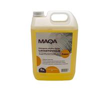 MAQA 6 Kg Détergent lave-vaisselle professionnel concentré, produit de rinçage liquide pour lave-vaisselle adapté aux eaux dures