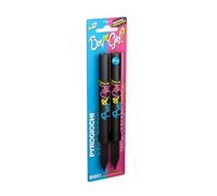 MAQA Lot de 2 bougies d'anniversaire pour gâteau - bougies d'anniversaire en bleu et rose, bougies fontaine, bougies magiques pour fête et baby shower (K1/CAT1) (bleu pour les garçons)