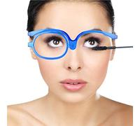 MAQBE Lecteurs Loupe Lunettes, Lunettes Hyperopia Rabattre Lentille Pliant Aux Lunettes de Lecture Grossissantes Femmes Maquillage Lunettes Unilatérales pour Lire(Blue,+2.00)