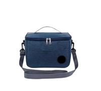MAQDDO 1PCS Capacity Hand-held With Shoulder Strap Insulated Bag, Lunch Box, Thickened Waterproof Pour Travail(Blue)