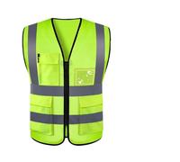 MAQDDO 5pcs Adjustable Safety Vest Lightweight Straps Outdoor High Visibility Gear for Night Walking Running Cycling pour Travail(Color 4)