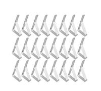 MAQDDO 6/12/24 pièces Pinces de Nappe antidérapantes en Acier Inoxydable Fixation Couverture Tables Pince Table Promenade Camping Mariage pour Table(24pcs)