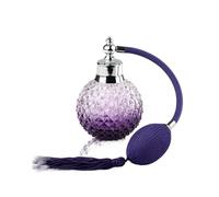 MAQDDO Bouteille de parfum en cristal Vintage 100ml, vaporisateur atomiseur, bouteille verre, cadeau for dame per Rangement(Purple)