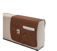 MAQDDO Caddie de Fauteuil for canapé, Support télécommande, Organisateur d'accoudoir inclinable, antidérapant avec Poche Rangement for Tablette Magazines pour Collations(Coffee)