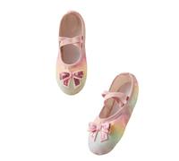 MAQDDO Chaussons de Ballet en Satin pailleté, Chaussures de Danse Plates, Ballerines à Semelles Fendues, Princes (Petits/Grands Enfants) pour Femme(Color C,22)