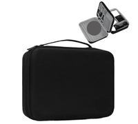 MAQDDO Étui de Rangement for Accessoires électroniques, Coque Rigide étanche, Sac numérique Grande capacité for Batterie Externe, Passeport Voyage pour CâBle(Doublelayer-Black-XL)
