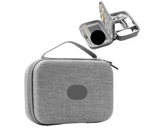 MAQDDO Étui de Rangement for Accessoires électroniques, Coque Rigide étanche, Sac numérique Grande capacité for Batterie Externe, Passeport Voyage pour CâBle(Double Layer-Gray-A)
