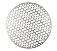 MAQDDO Grille de Barbecue Ronde en Acier Inoxydable, Tapis, Four à Charbon, Filets Vapeur, Grille Pliable Portable pour Camping(26CM)