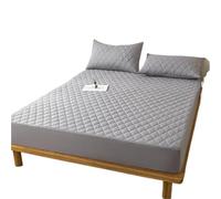MAQDDO Housse de Matelas en Coton imperméable, Housse, Protection Remplacement lit, draps Simples, Doubles et Multi-Tailles (sans taie d'oreiller) pour Accueil(Gray,200x220x30cm)