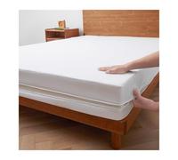 MAQDDO Housse de Matelas imperméable avec Fermeture éclair, Surface Ultra Douce, protège-Matelas épais for lit Simple ou Double sans taies d'oreiller pour Accueil(140x200x30cm)