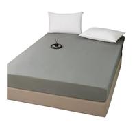 MAQDDO Housse de Matelas imperméable, protège-Matelas, Tissu Doux, Housse sans taie d'oreiller pour Accueil(Grey,150x200cm)