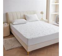 MAQDDO Housse de Matelas Protège-Matelas Imperméable Respirant, Silencieux Protège Pas taie d'oreiller pour Accueil(100x200x30cm)