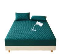 MAQDDO Protège-Matelas imperméable, Housse de Matelas Respirante, lit Lavable en Machine, sans taie d'oreiller pour Accueil(Green,90X200cm)