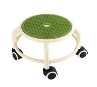 MAQDDO Round Rolling Low Stool Comfortable Universal Wheel Movable Mini High Weight Capacity for Home pour Accueil(Color2)