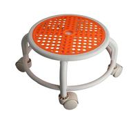 MAQDDO Round Rolling Low Stool Comfortable Universal Wheel Movable Mini High Weight Capacity for Home pour Accueil(Color4)