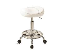 MAQDDO Saddle Bar Stool with Swivel Seat Backrest and Roller Casters Adjustable Height for Home Kitchen Island Counte pour Accueil(Color3)