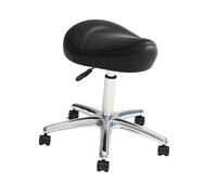 MAQDDO Saddle Stool Rolling Swivel with Wheels PU Leather Multipurpose for Salon Office Beauty Massage pour Accueil(Color2)