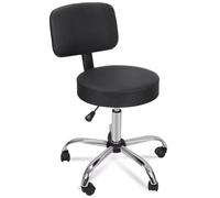 MAQDDO Tabouret Roulant hydraulique réglable en Hauteur, Chaise de Salon, Tatouage, équipement Massage du Visage, Tabouret Portable pour Accueil(Black 6)