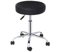 MAQDDO Tabouret Roulant hydraulique réglable en Hauteur, Chaise de Salon, Tatouage, équipement Massage du Visage, Tabouret Portable pour Accueil(Black 5)