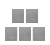 MAQDDO Tapis de Barbecue en Maille for Grille, résistant aux Hautes températures, Doublure découpable, Filet for, tranches Viande pour Camping(Quadrate A-5PCS)