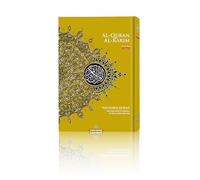 MAQDIS Noble B5 Livre Coran Coran Couleur Anglais Arabe Mot par Mot Traduction Signification FBA Prime Delivery (Or)