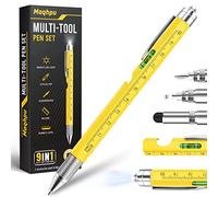 Maqhpu Cadeau Fete des Peres, Cadeau Homme, Stylo Multifonction 9 en 1, Idee Cadeau Fete des Peres, Idee Cadeau Homme Original, Gadget Insolite Utile Cadeau Papa, Cadeau Fête des Pères Personnalisé