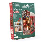 Maquette Graine Créative Serre-livres Book Nook Merry Christmas